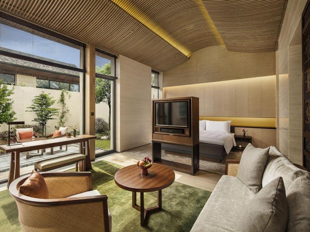 Hotel Ahn Luh Zhu Jia Jiao Shanghái Exterior foto
