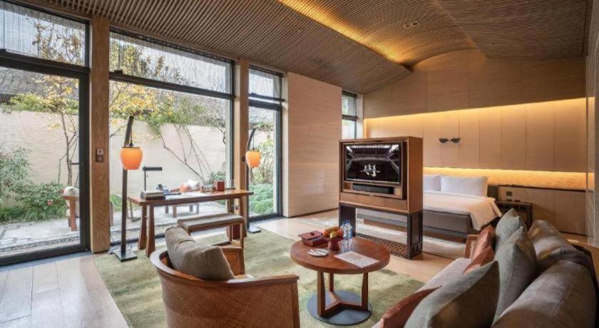 Hotel Ahn Luh Zhu Jia Jiao Shanghái Exterior foto